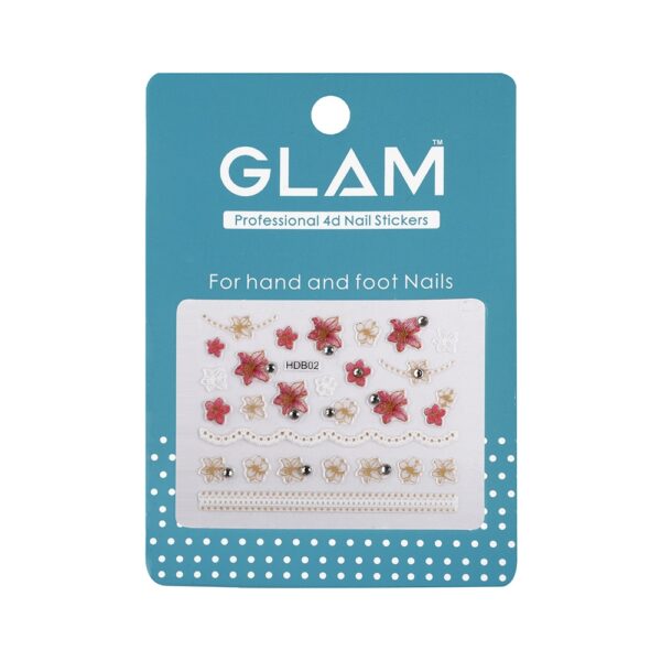 Glam 4D Sticker designs