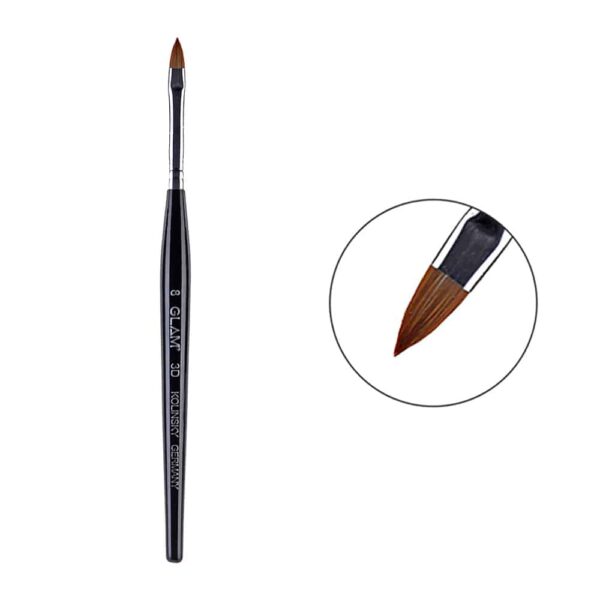 GLAM Acrylic Brush No. 8 For Making 3D