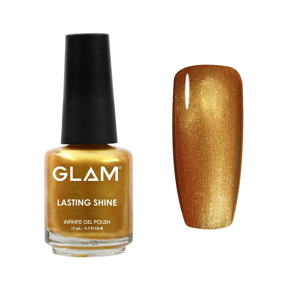 glam_metellic_lasting_shine_bright_gold_04 GLAM Infinite Metallic Gel Polish
