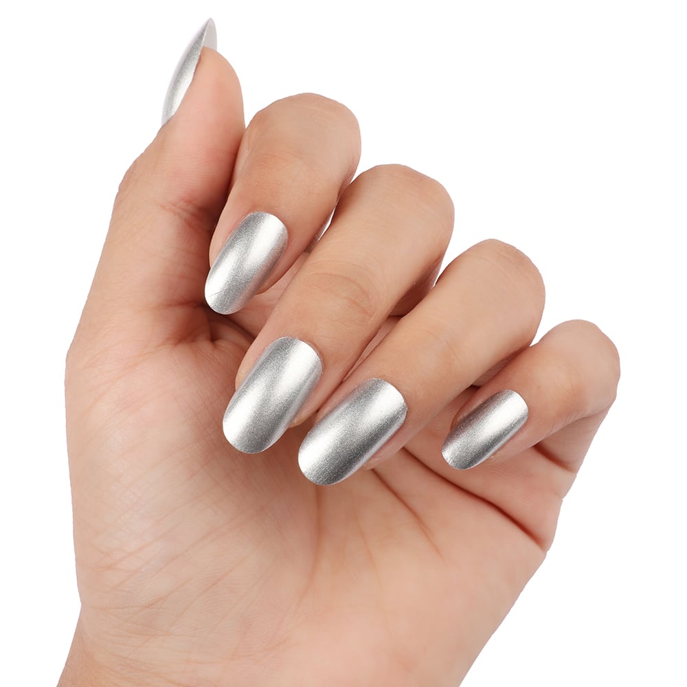 Highlight more than 172 silver nail polish super hot