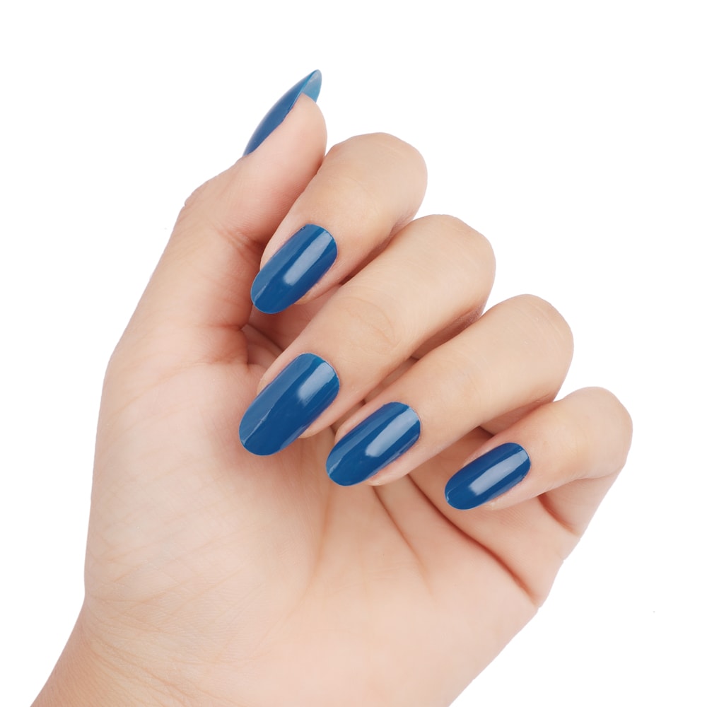 Discover more than 77 blue nail paint best