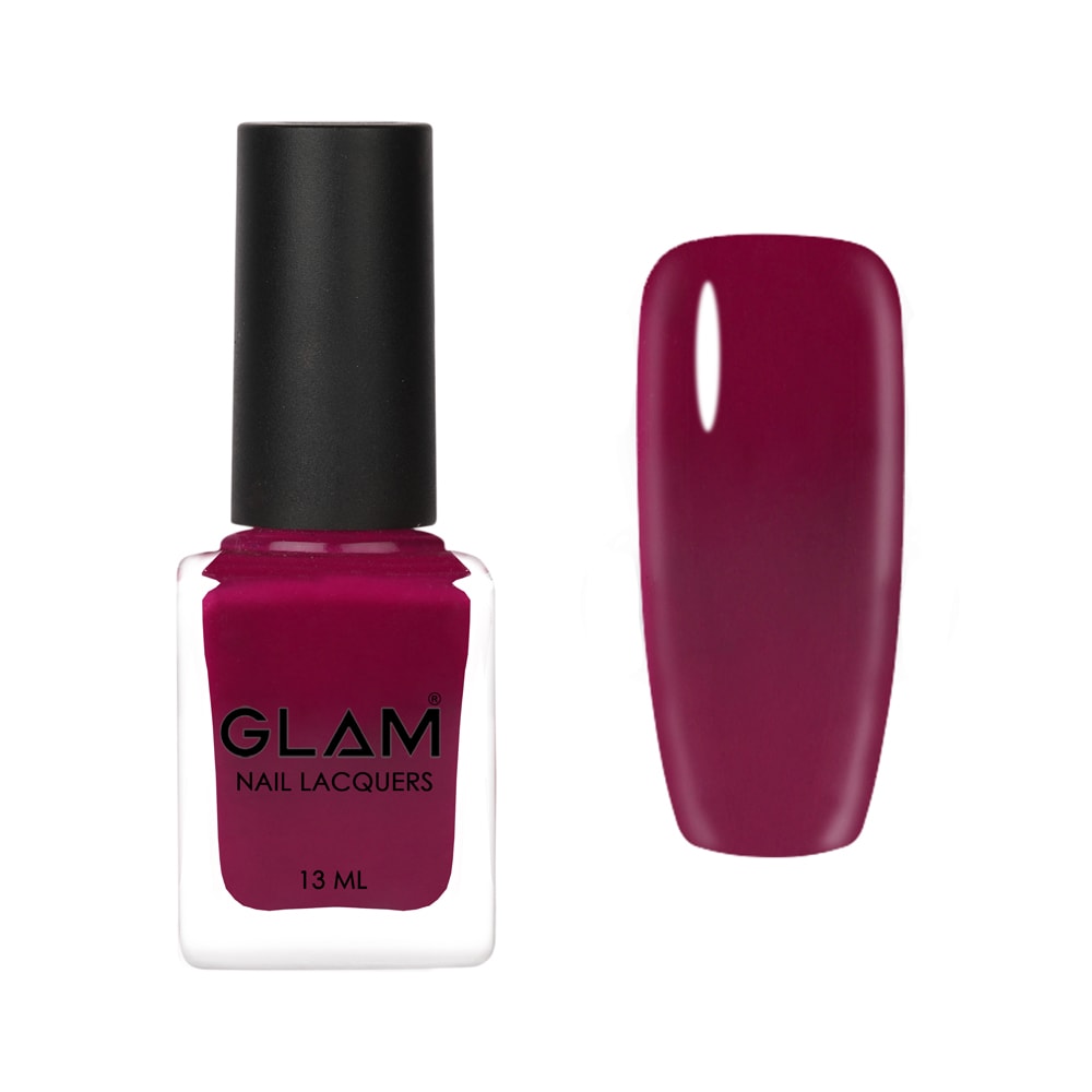 GLAM Mani Pedi Nail Polish - Magenta