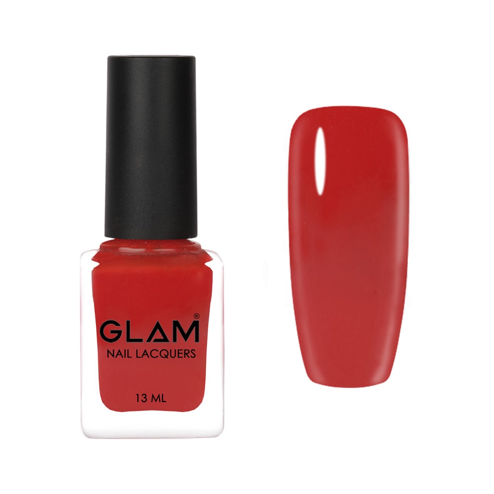 GLAM Mani Pedi Nail Polish - Red