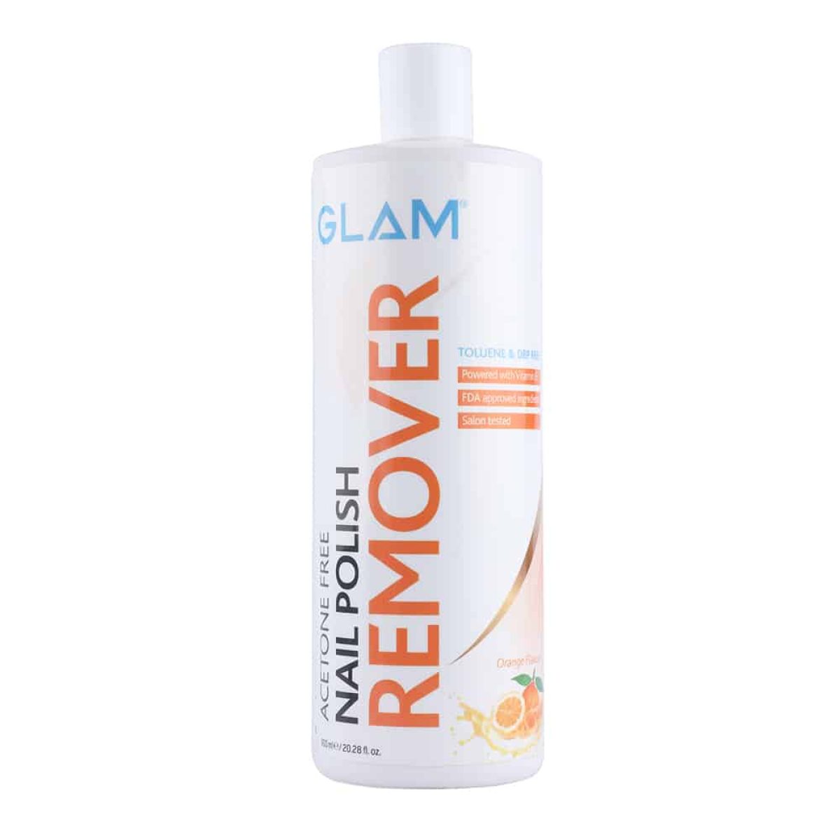 Glam Non-Acetone Nail Polish remover 600 ML